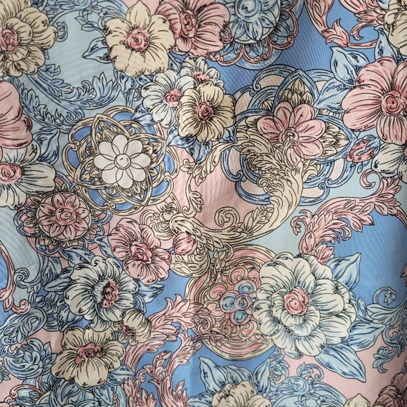 Vintage Floral Blouse by Lantana sz Large - Picture 4 of 11